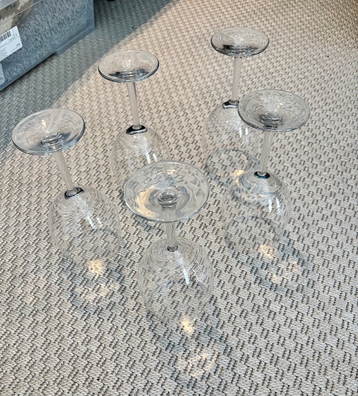 IKEA viinilasit 5 kpl kirkas lasi
