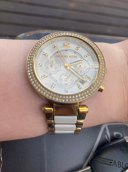 Michael Kors naisten rannekello kultainen/valkoinen