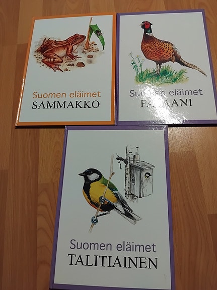 Suomen eläimet Sammakko Fasaani Talitiainen