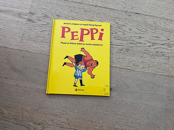 Peppi Pitkätossu -kirja Peppi ja Ville Villen Aatami ja muita sarjakuvia