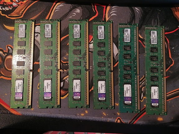 6kpl 4GB RAM muistikammat