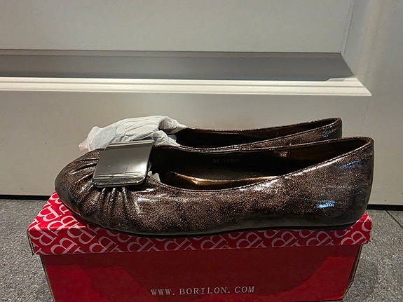 Ruskeat ballerinat 36