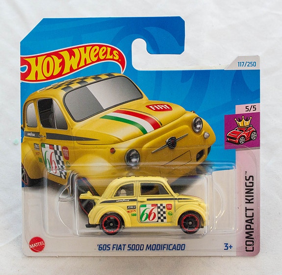 Hot Wheels 60s Fiat 500D Modificado