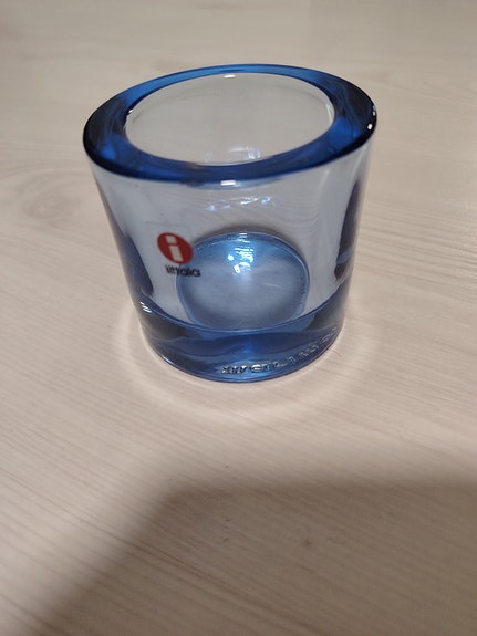 Iittala Kivi tuikkukippo sininen