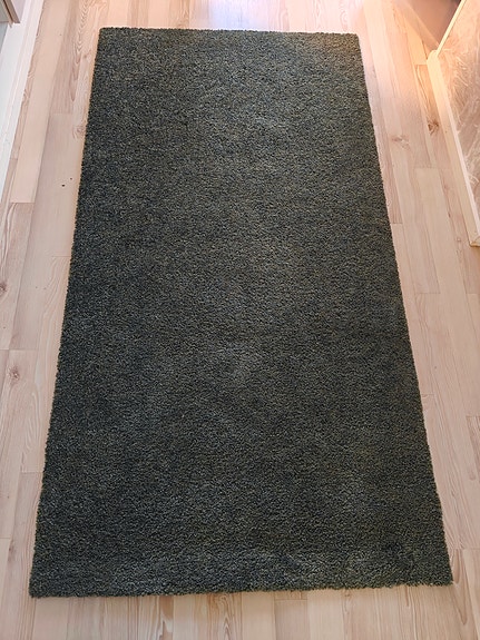 Vihreä nukkamatto 80x150 cm