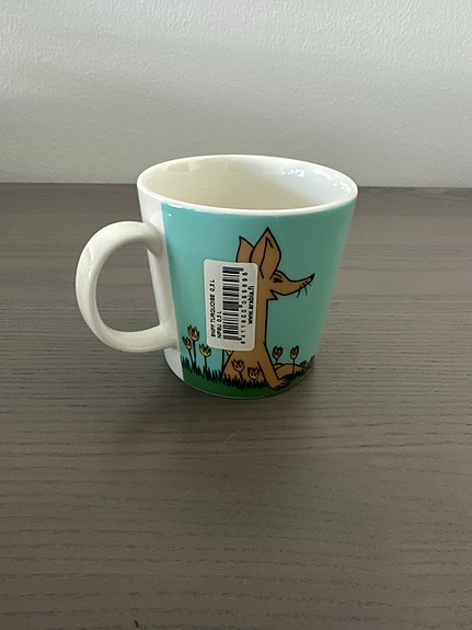 Tarrallinen nipsu, turkoosi muumimuki