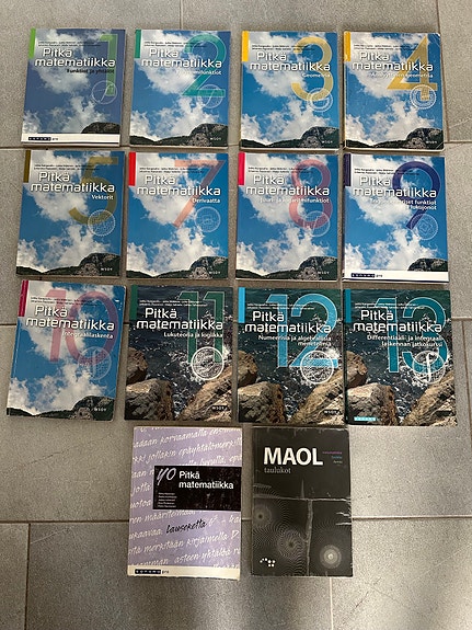 Pitkä matematiikka -oppikirjoja