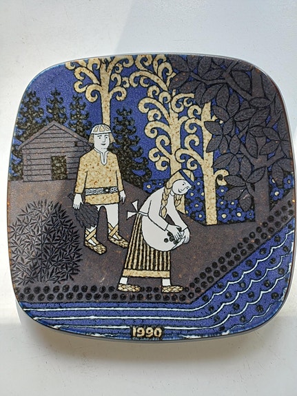 Arabia, Raija Uosikkinen, vuosilautanen, 1990