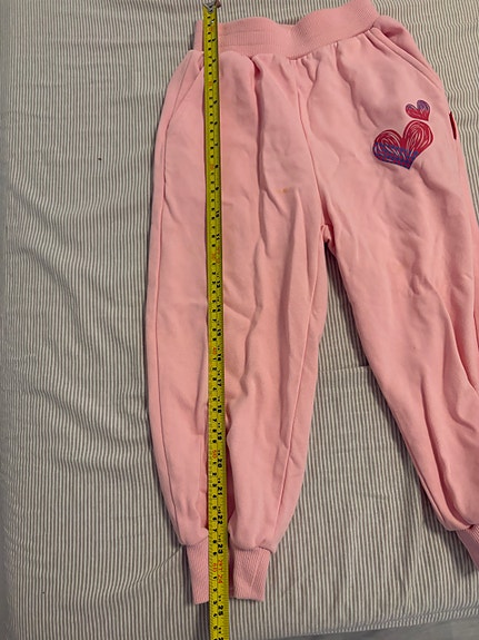 Lasten pinkit housut / Kids pink thin pants