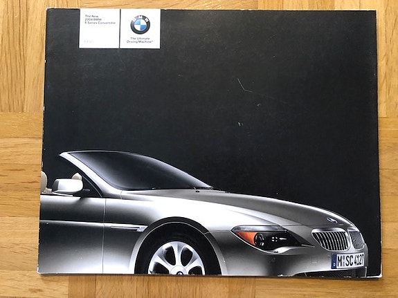 Esite BMW E64 6-sarja Convertible 645 Ci Cabriolet vuodelta 2004 6-sarja