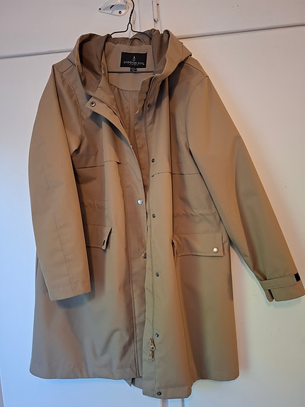 London Fog anorakki takki koko 44 beige