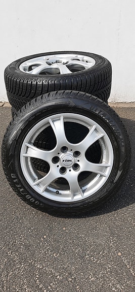 Kitkarenkaat 16" aluvanteilla 5 x 114.3