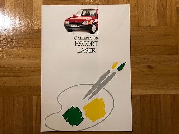 Esite Ford Escort Laser vuodelta 1988 - Escort mk4