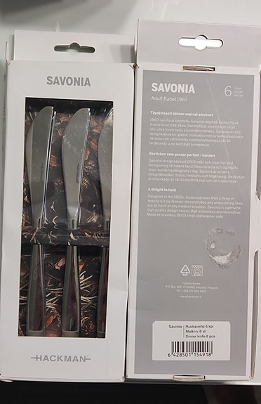 Hackman Savonia ruokaveitsi 6kpl