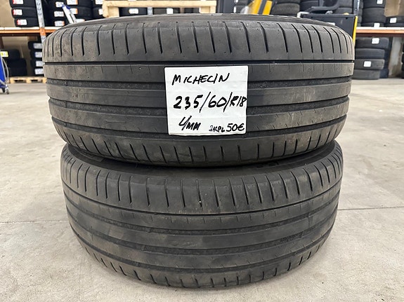235/60R18 Michelin käytetyt kesärenkaat