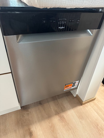 Whirlpool astianpesukone 60cm, teräs