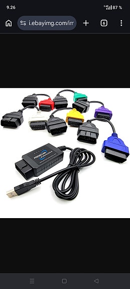 Obd usb johto iProscan ELM 327 v1.4 adapter cables