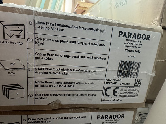 Ostetaan Parador Classic 3060 living -parkettia