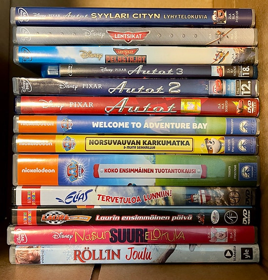 Lasten elokuvia DVD