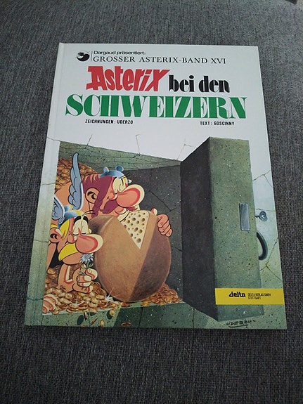 Asterix bei den Schweizern sarjakuva-albumi saksaksi
