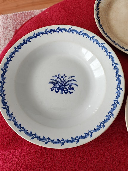 Arabian lehvä lautaset, piippuleima