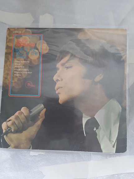 Cliff Richard : Live at the talk of the town. Live LP