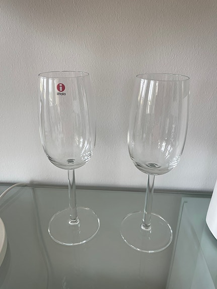 Iittala kuohuviinilasit