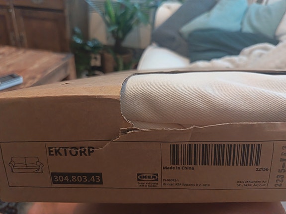 Ikea Ektorp sohvan päällinen valkoinen