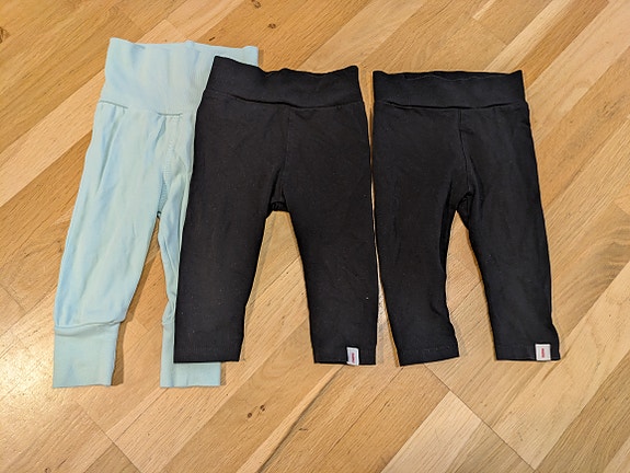 Vauvan unisex trikooleggingsit /housut koko 62/68
