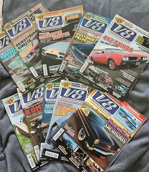 V8 magazine vuosikerta 2013