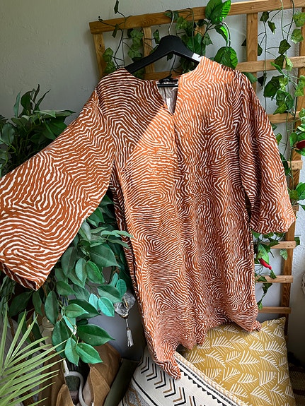 Nanso mekko pellava/viskoosi
