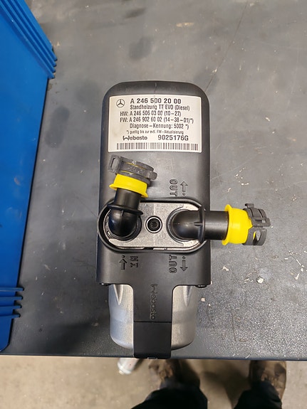 Mercedes-Benz lisälämmitin/Webasto Thermo Top Evo