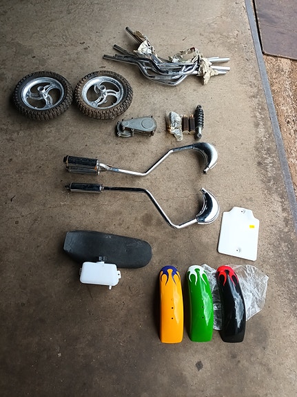 Samurai 50cc 2t osia