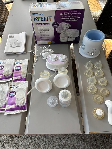 Sähkökäyttöinen tuplarintapumppu Philips Avent Comfort lisäosineen