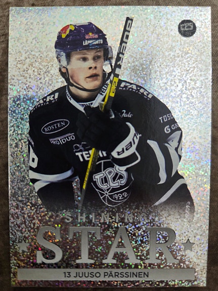 Juuso Pärssinen 14/15 2021-2022 Sm-Liiga Shining Star Cardset