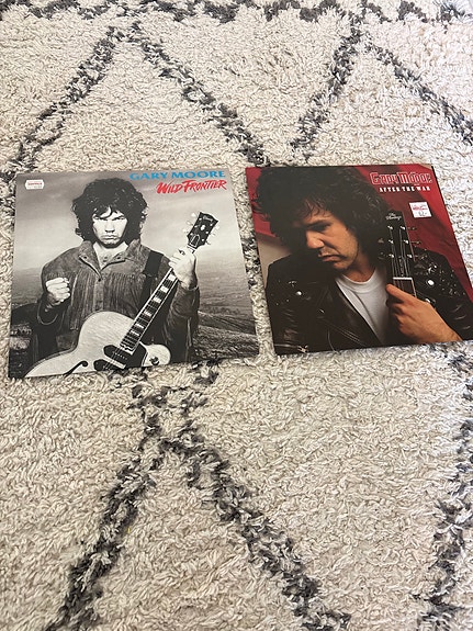 Gary Moore Wild Frontier & After The War LP-levyt
