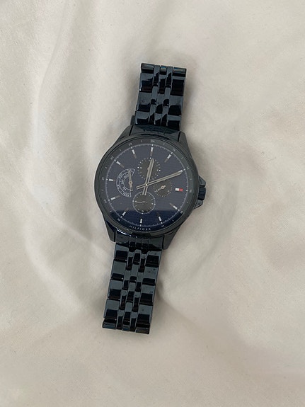 Tommy Hilfiger miesten rannekello musta