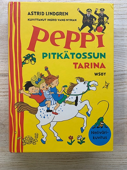 Peppi Pitkätossun tarina kirja WSOY
