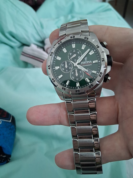 Festina miesten rannekello teräsrannekkeella
