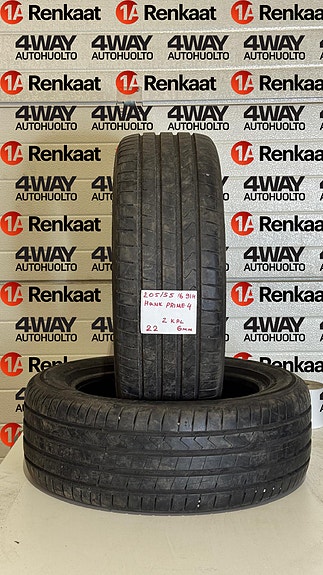 205/55R16 HANKOOK VENTUS PRIME 4 91H DOT22 6MM UUDENVEROISET 2KPL