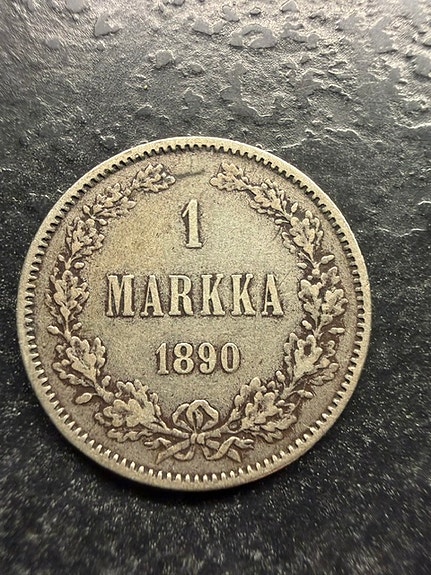 1 markka 1890