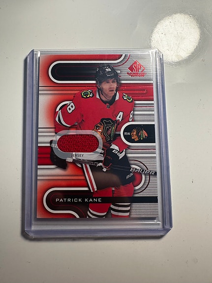 Upper Deck Patrick Kane SP Game Used Red Jersey Chicago Blackhawks