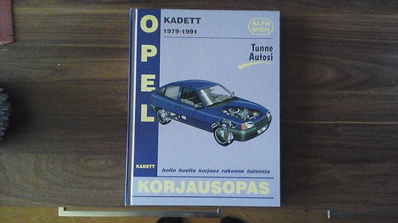 Opel Kadet korjauskäsikirja, käyttämätön. Oulu