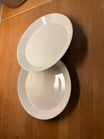 Iittala Teema valkoiset lautaset 26 cm