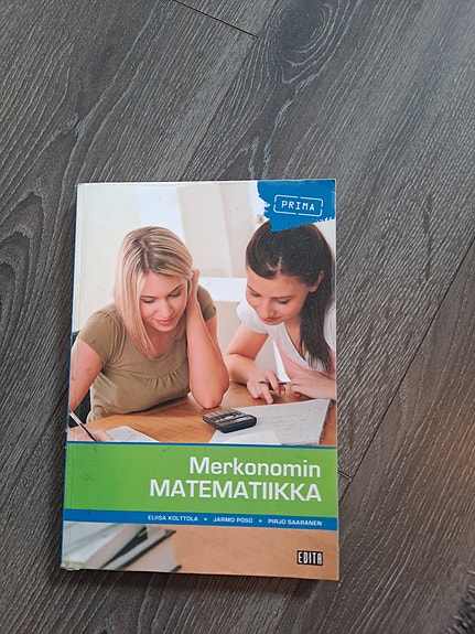 Merkonomin matematiikka -oppikirja