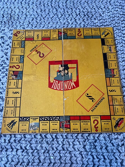 Vanha Monopoly pelilauata!!
