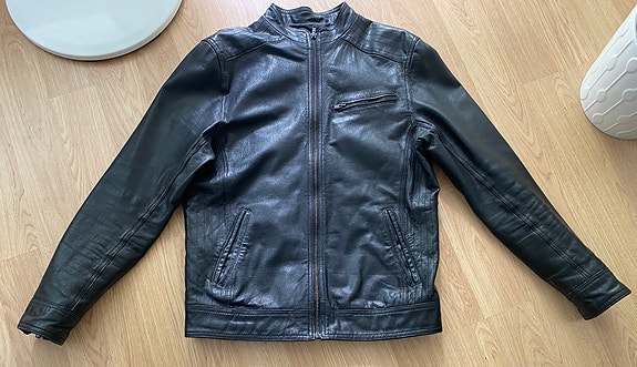 UUSI Jack & Jones miesten biker-nahkatakki, koko XL