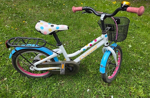 Crescent lastenpyörä 16" valkoinen/sininen