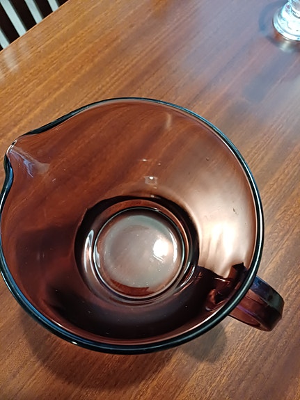 Lasikannu ruskea Kaj Franck Iittala