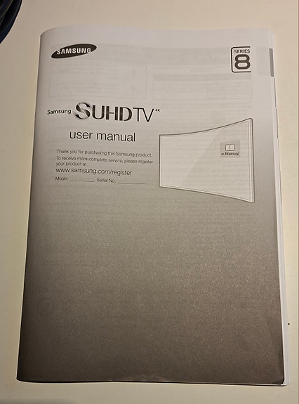 Samsung Curve SUHD TV 65" kaareva